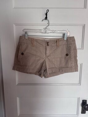 Old Navy Tan Cargo-Style Bermuda Shorts